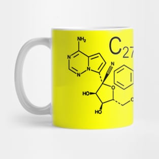 Remdesivir Chemical Formula and Structure Mug